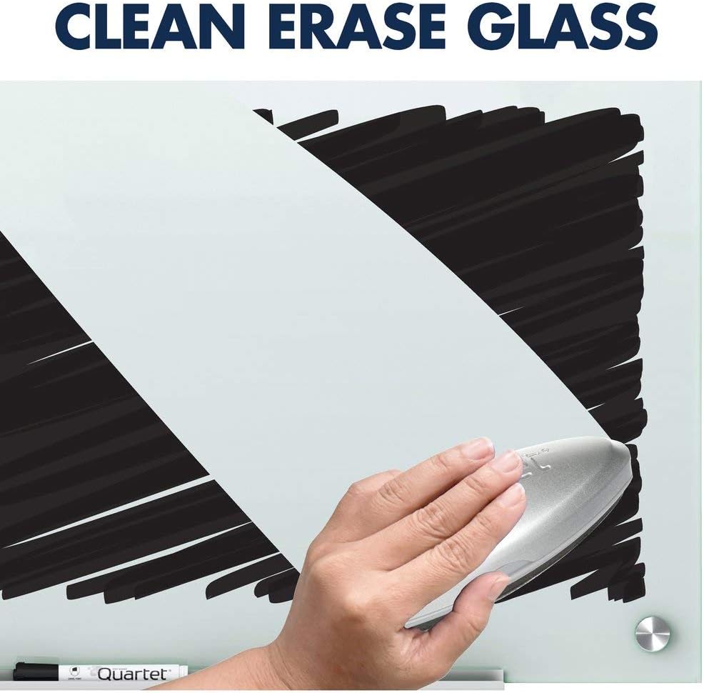 Quartet Glass Whiteboard, Magnetic Dry Erase White Board, 6' x 4', White Surface, Infinity (G7248W) : Office Products