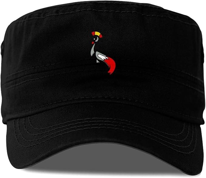 MCAPSTDMZYB Flag of Uganda Army Cap Adjustable Baseball Caps Black at
