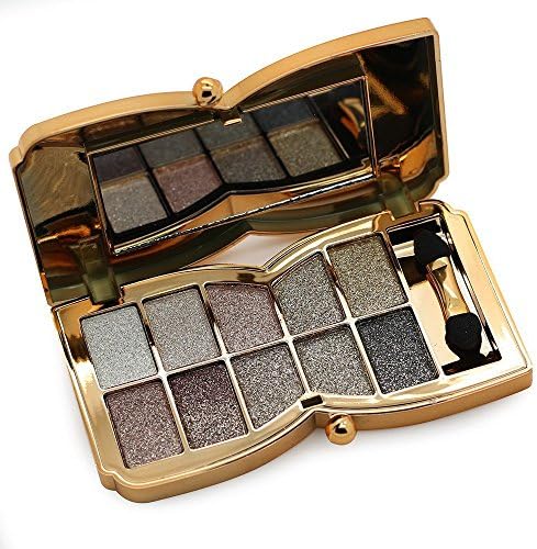 10 Colors Glitter Matte Eyeshadow Palette Diamond Bright Shimmer Eye Shadow Makeup Palette With Brush?5#
