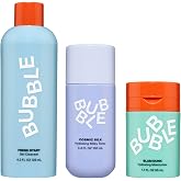 Bubble Skincare Essentials Routine Trio, Back-to-School Skin Care Set | Daily Routine Kit, Fresh Start Face Wash (50ml), Cosmic Silk Milky Toner (3.4 fl oz) &amp; Slam Dunk Moisturizer (50ml)