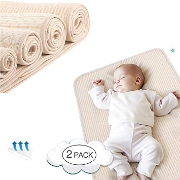 Hbiao Babymatratze Baby Wasserdichte Bettauflage Bio Baumwolle Matratzenschoner Wiederverwendbare Inkontinenz 4 Schutzschichten Ultra Absorbieren Blatter Fur Kleinkinder Kinder 70 100cm Amazon De Kuche Haushalt