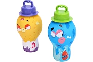 ZASCHMOY Bubble Wand Spill Proof Bubble Blower Toy - Safe NonIrritating Solution, Perfect for Kids Aged 2+, Portable and Easy