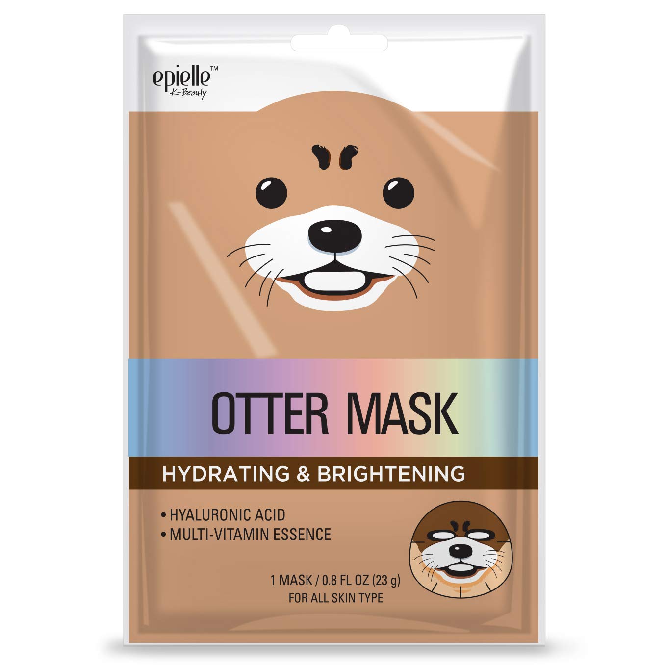 Epielle Character Sheet Masks | Llama, Mermaid, Panda, Cheetah, Unicorn, Otter | Korean Beauty Mask -For All Skin Types, (Pack of 6) : Beauty