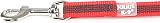 Julius-K9 Color & Gray Super-Grip Leash 14 mm x 2 m Red-Gray