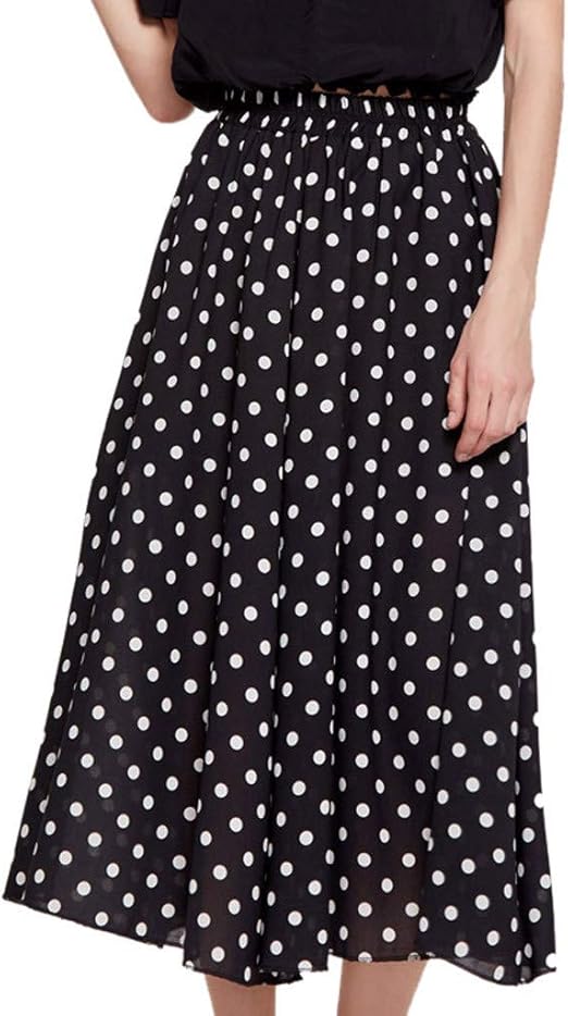 Midirock Damen A-Linie - Elastischer Wickelrock Knielang Für Alltag & Büro