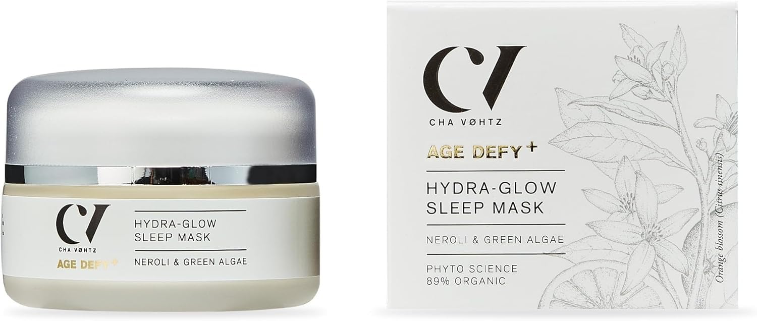 Green People Age Defy+ Hydra-Glow Night Cream - Moisturising For Dry, Mature Skin - Paraben & Alcohol Free - Vegan, 50ml
