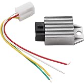 12v 4 Pin Voltage Regulator Rectifier Cable Wire Connector Kit For GY6 QMB139 50cc 90cc 110cc 125cc 150cc Scooter Moped PIT Quad Dirt Bike ATV Buggy (Half Wave)