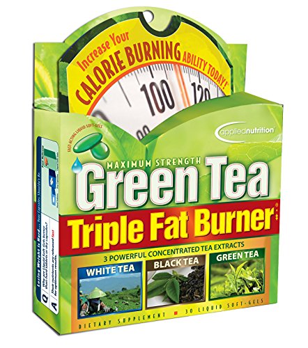 Applied Nutrition Green Tea Triple Fat Burner, 30 Liquid Soft-Gels (Pack of 4)