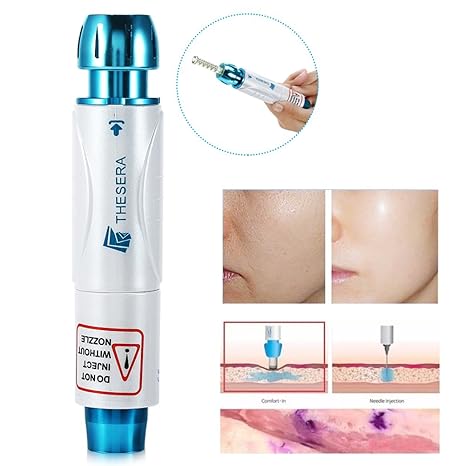 Professionelle Noninvasive Vernebler Hyaluronsäure Spritze, Nadellose Injektionsstift Hyaluronsäure Micro Injector zur Hautpf