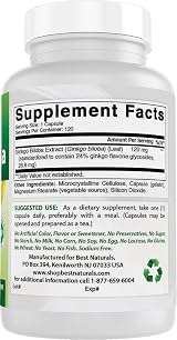 Best Naturals Ginkgo Biloba Extract 120 mg 120 Capsules 120 Count view 6