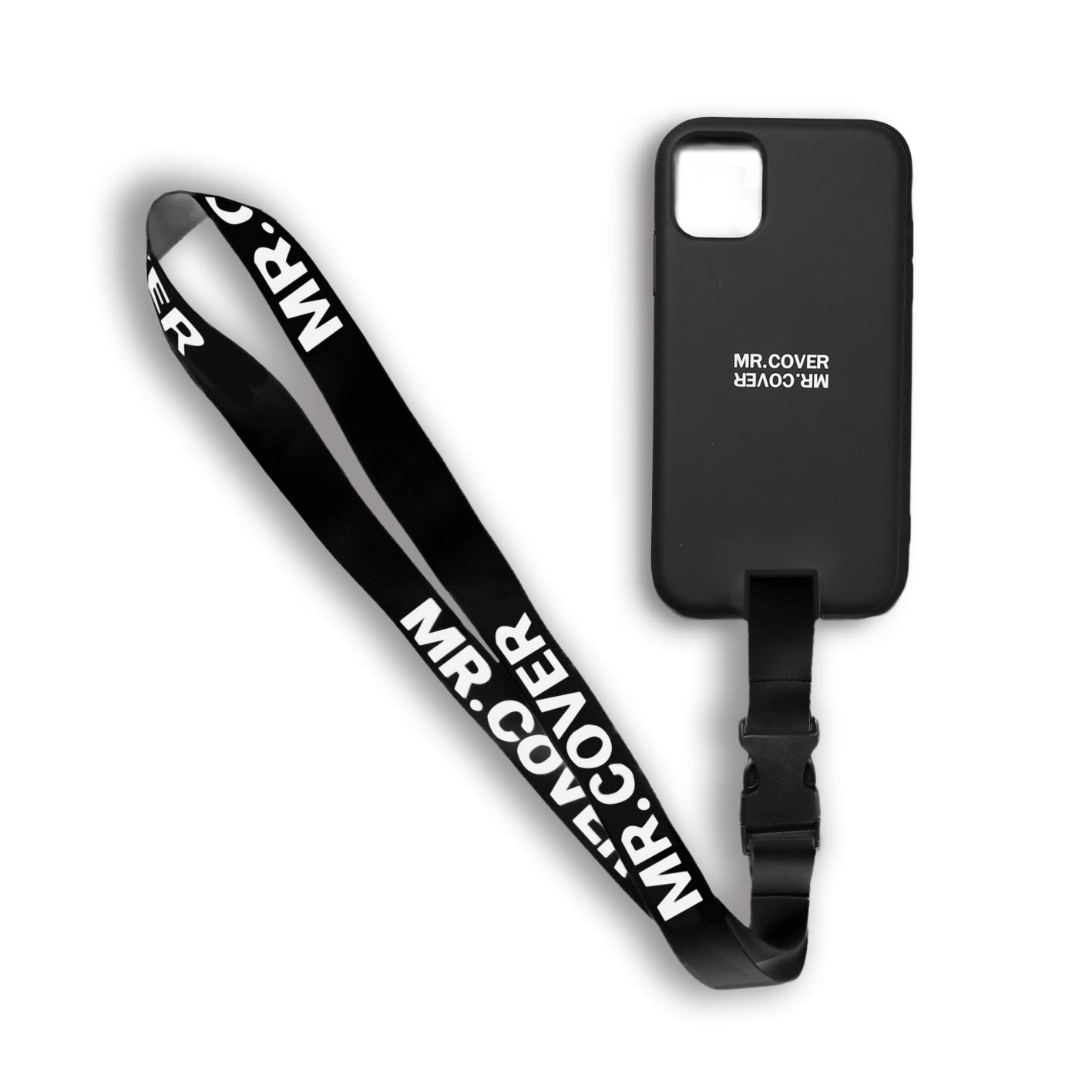 MR.COVER Mobile Phone Strap (iPhone 11 Pro Max, Basic Black)