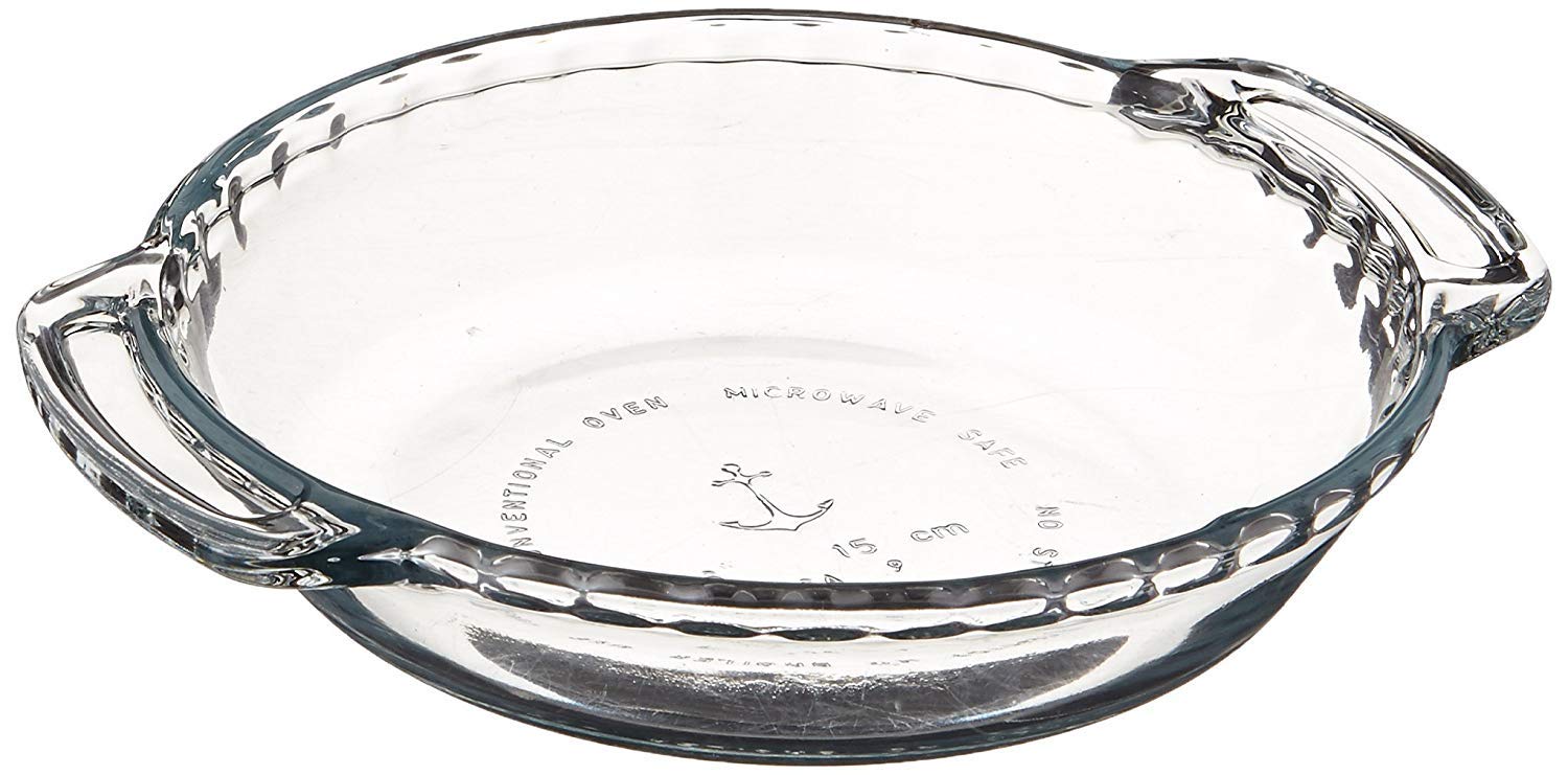 Anchor Hocking 79033 Oven Basics Mini Pie Plate, Oven, Glass, 6-Inch, Single 91814