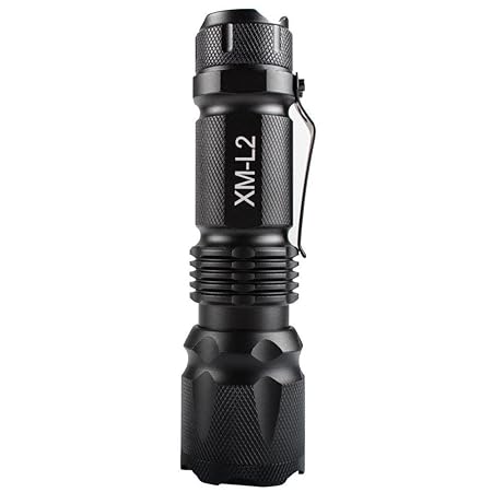 Sehr Hell LED Taschenlampe, Siswong 1 Pack 10000LM 5 Modus Militär Taktik Jagd Flashlights Handlamp Laternen