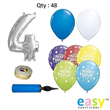 Easy Party Store 4th Birthday Decorations Items For Boys Birthday