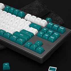 Mintcaps Dark Green White Keycaps Set 150 Keys MSA