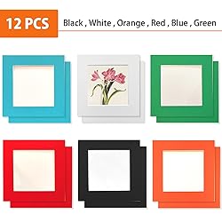 YIYINOE 4x4 Picture Frame Set of 12,Paper Photos