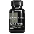 DAVINCI Labs Telomere Benefits - Dietary Supplement to Support Healthy Aging, Antioxidant Levels, Memory and Telomerase Activity* - with Astragalus Root Extract - Gluten-Free - 60 Vegetable Capsules