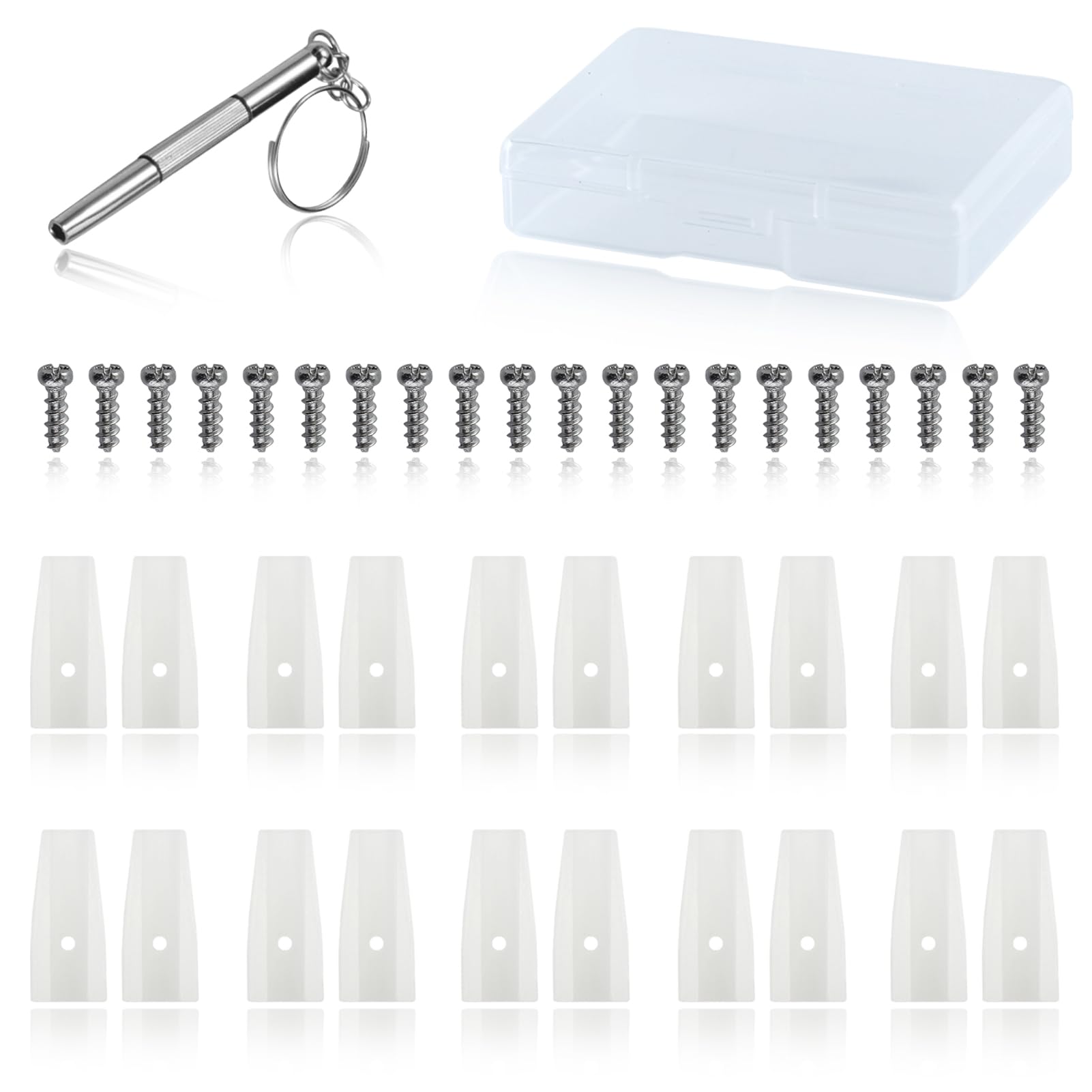 SPEEDWOX Nylon Flat Nose Pliers - Replacement with Screw Tips, Making Metal Forming Wiring Tool — image 1