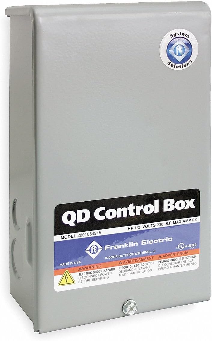 Franklin, 2801084915, Control Box, 1HP, 230V, 1Phase Home