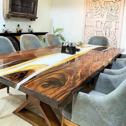 Personalized Large EPOXY Table, Resin Dining Table for 2, 4, 6,