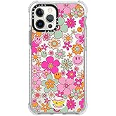 CASETiFY Ultra Impact Case for iPhone 12 / iPhone 12 Pro - Groovy Pattern Clear - Clear Frost