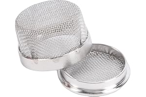 Diydeg Ultrasonic Cleaner Basket for Small Parts, 20mm Magnetic Stainless Steel Mesh Parts Holder for Watch Parts, Jewelry St