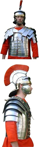 Aus Omas Truhe Römer-Rüstung,Lorica segmentataTyp Corbridge,leicht ...