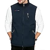 Brezento Men's Reversible Fleece Vest