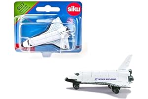 ボーネルンド Siku 0817, Space Shuttle, Metal/Plastic, White, Plastic Wheels