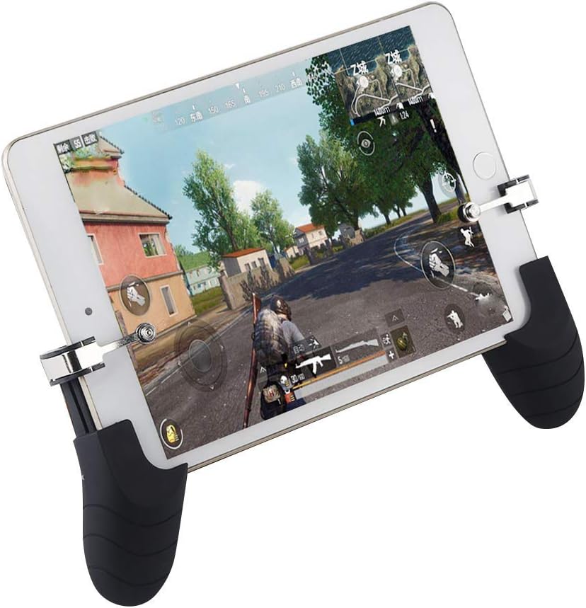 Tablet Game Controller - Aovon Mobile Gamepad Sensitive Shoot Aim Trigger Button for PUBG/Knives Out, Support 4.5-12.9 inch iPad Tablet & Smartphone