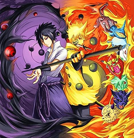 Wall Station Naruto Customized 14x14 Inch Silk Print Poster Seda Cartel