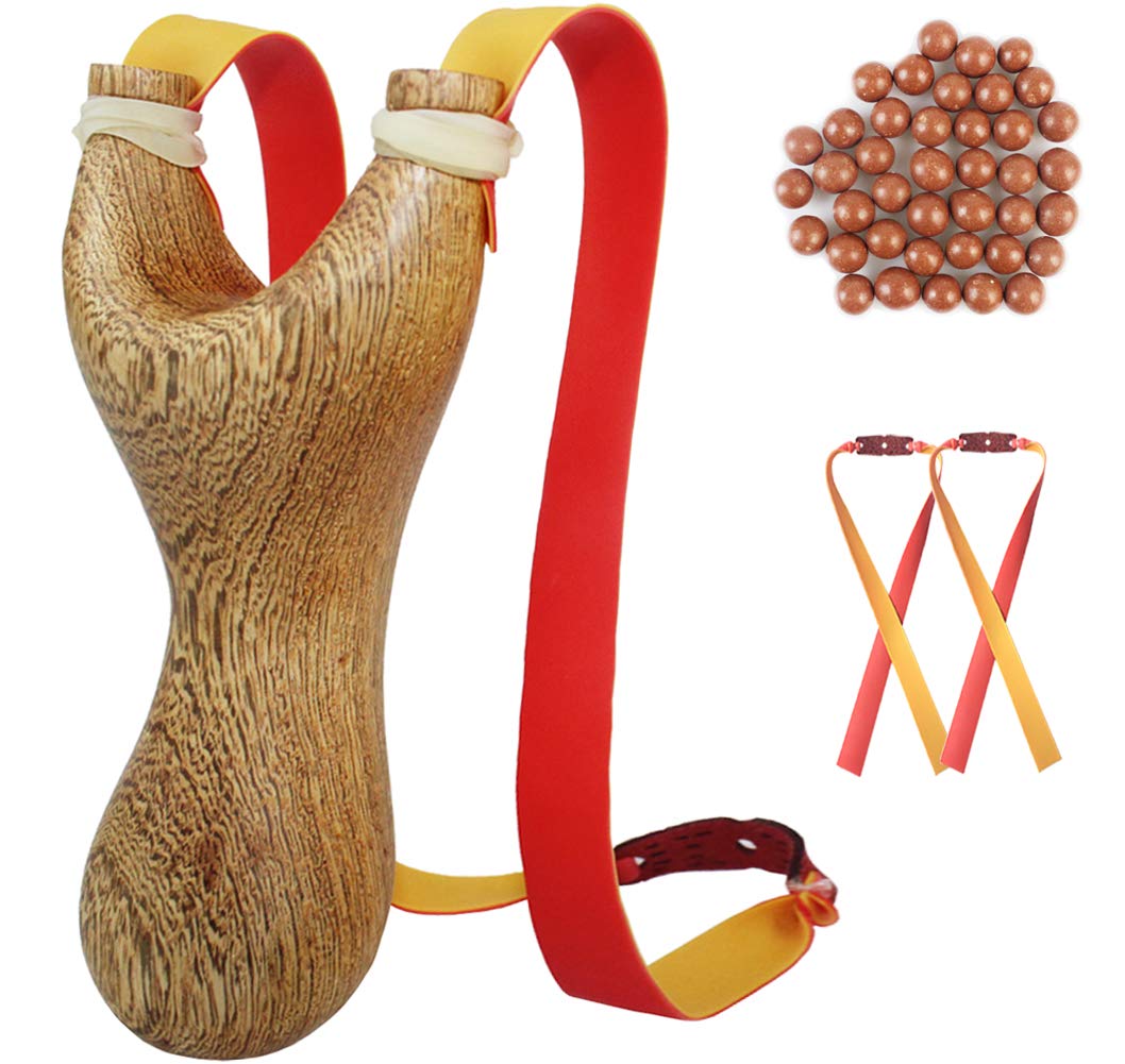 Buy Sling Catapult Powerful Wooden Slings, Outdoor Hunting Catapult