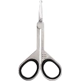 Seki EDGE Stainless Steel Nostril Scissors, SS-908, 1 Count | Professional Nose Hair Trimming Shears, Small, Compact &amp; Portable, Personal Care for Men &amp; Women, Made in Japan