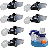 6 Pack Replacement Silicone Spout for Contigo Aubrey Water Bottles,Soft Mouthpiece Replacement Parts Compatible with Contigo Aubrey 14oz/20oz Water Bottle(Only Spout)