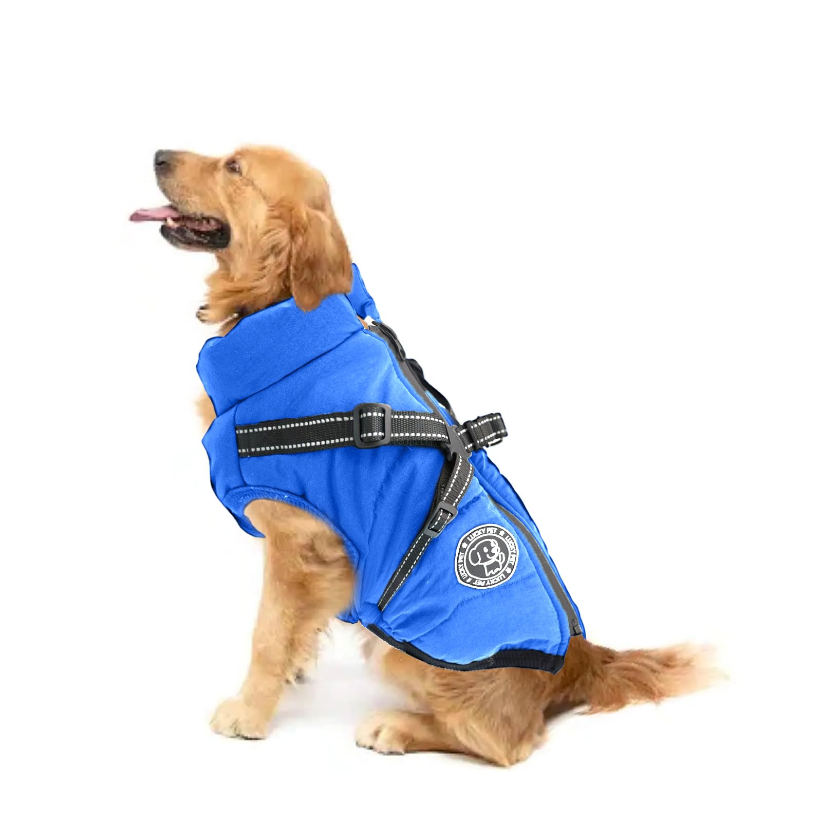 Waterproof Dog Coat with Harness Built in,Warm Winter Coat for Dogs,Dog Jacket for Small Medium Large Dogs — image 1