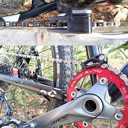 DEERU MTB Chain Guide Direct Mount Chainring Guard, 30-40T, Perfect for Most Bicycle Road Bike Mountain Bike BMX Fixie (Aluminum Alloy) (Black-ISCG05)