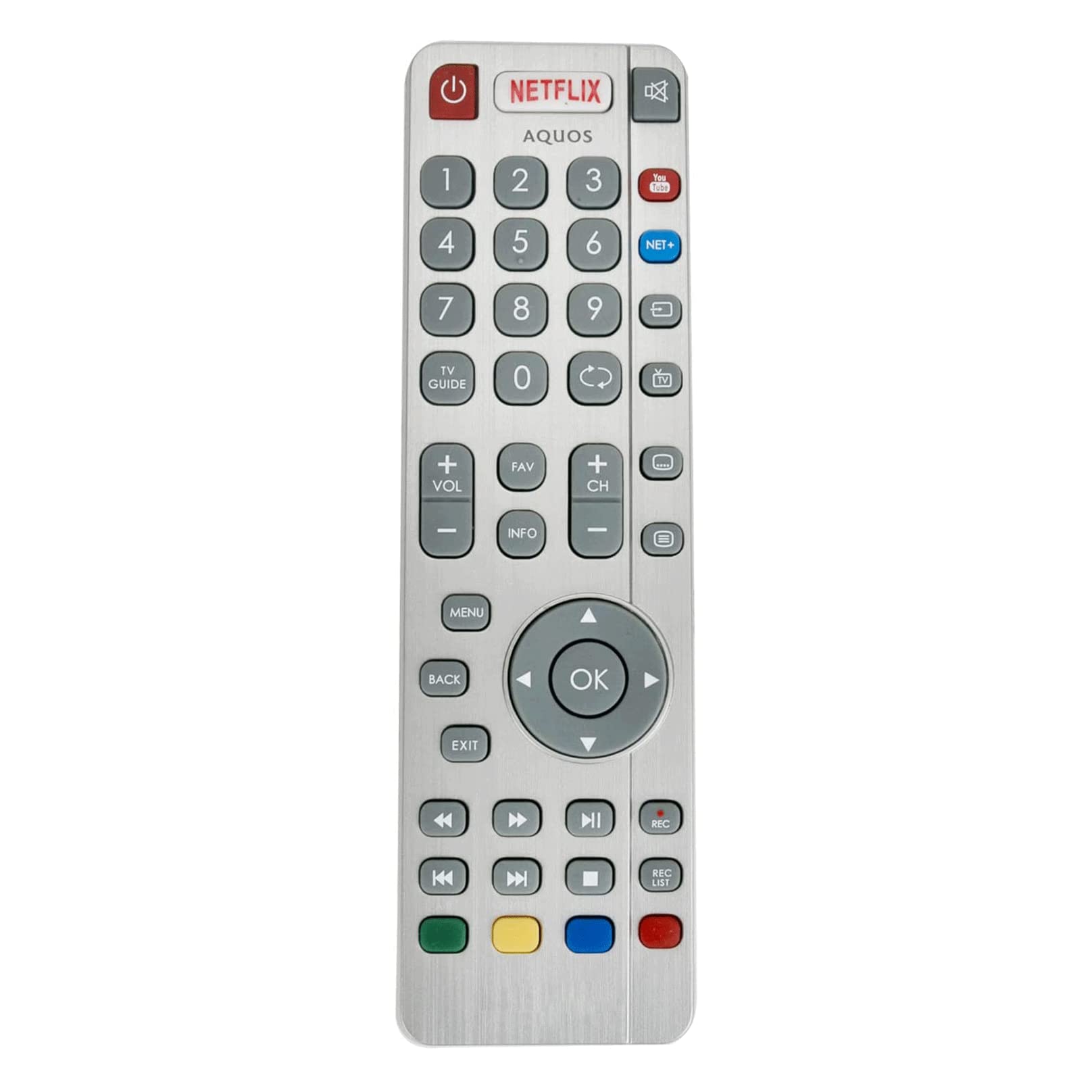 SHWRMC0117 Replacement Remote Control -VINABTY-Fit for TV SHW/RMC/0117 LC-40CFG6352K LC-32CFG6452E LC-49CUG8052K LC-55CFG6022E LC-24CHG6132EW LC-24DFG6132KM LC-43CUG8462K