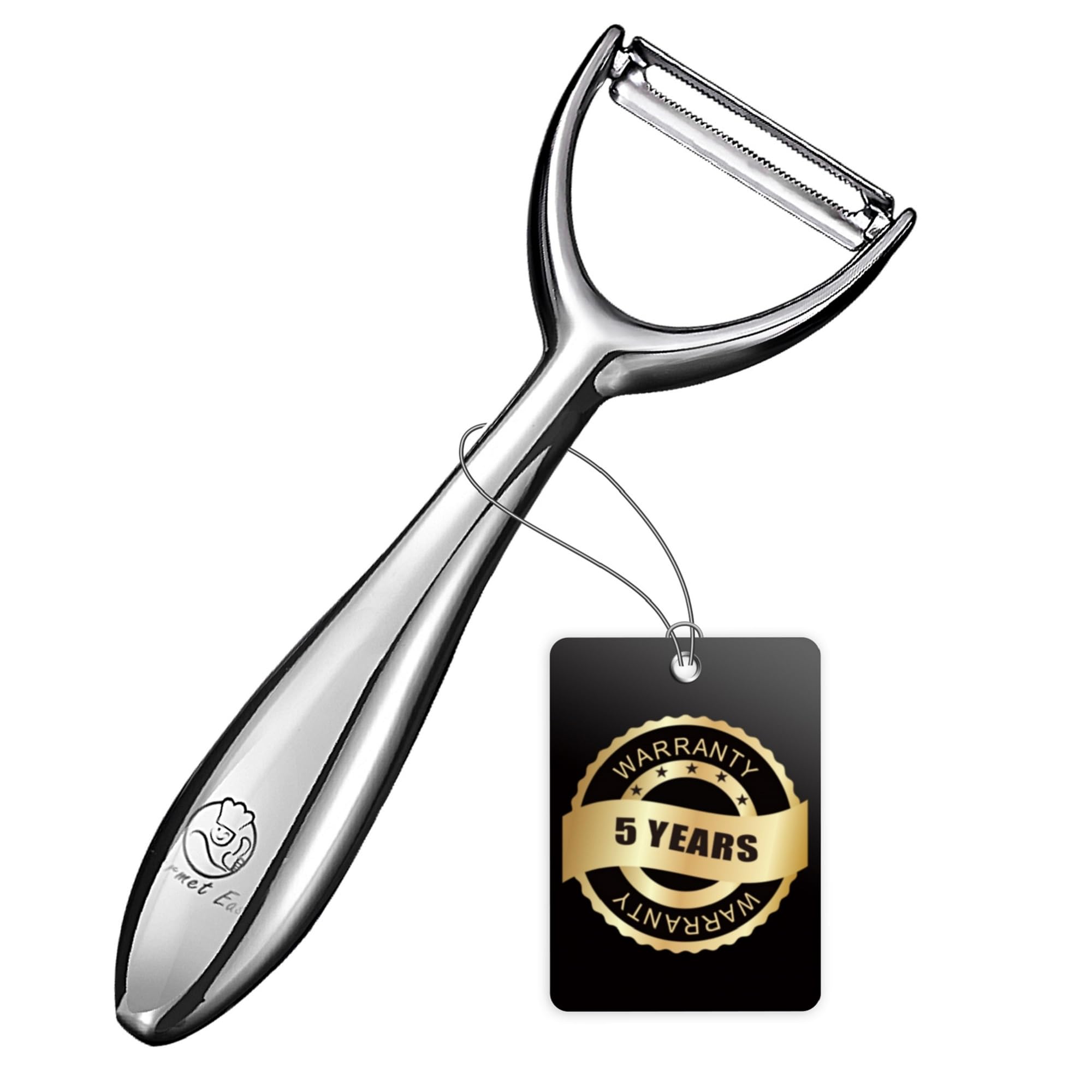 Vegetable Peeler, Premium Stainless Steel Potato Peeler, High Tensile Ultra Sharp Blade Fruit and Food Slicer, Y Shaped with Ergonomic Non-Slip Handle, Dishwasher Safe with 5 Years Warranty