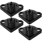 BELLIFFY Rv Awning Bottom Bracket Tent Foot Replacement Kit 4 Pieces Lightweight Splashproof Tent Connection for Stable Outdoor Camping Awning Support