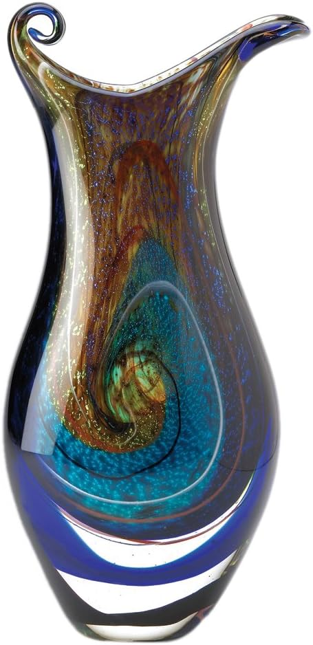 The Knick Knack Shelf Koehler Home Decor Mesmerizing Swirls Gorgeous Galaxy Art Glass Flower Vase