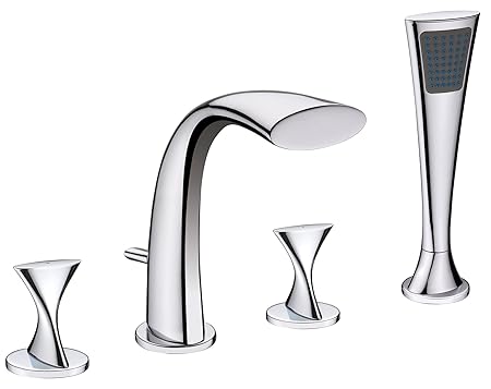 Ultra Faucets Uf65340 Twist Collection Two Handle Roman Bathtub