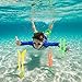 UNEEDE Diving Toy Underwater Swimming/Diving Pool Toy Rings 19 Pack for Pool Use, Toypedo Bandits,Stringy Octopus with Under Water Treasures Gift Set Bundle,Ages 3 and Up