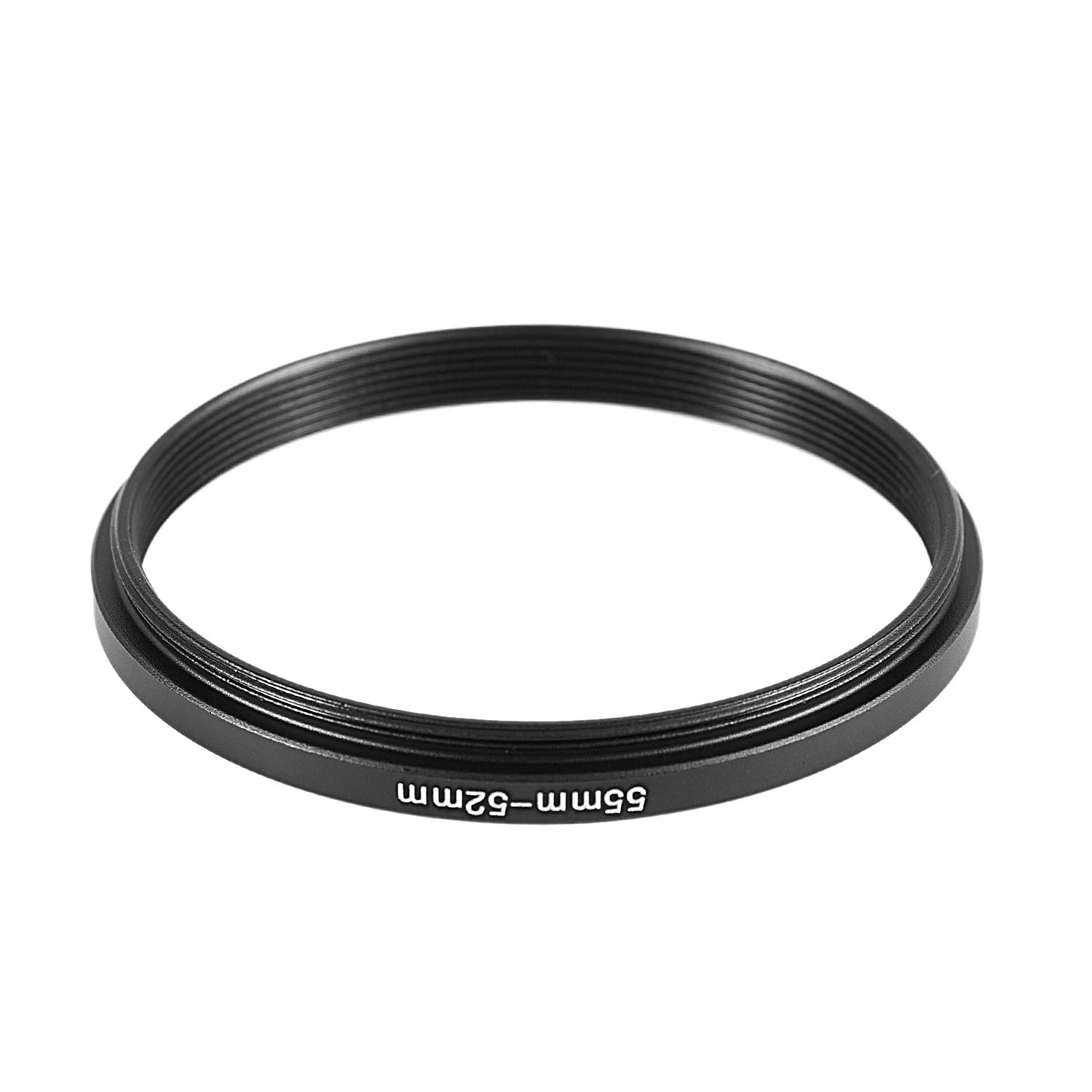 Gaoominy 55mm-52mm 55mm to 52mm Black Step Down Ring Adapter for Camera