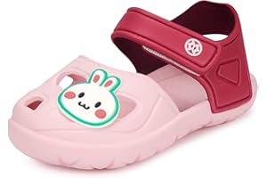 KVbabby Baby Toddler Sandals Infant Boys Girls Slippers Closed Toe First Walker Shoes Summer Lightweight Non Slip Sole