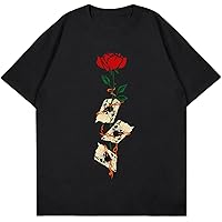 Amazon.com: xjzx Big V Letter Shirts Mens Graphic Print FashionT