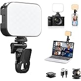 Ulanzi VL100X Selfie Light, Clip LED Light Panel for Phone/Laptop/Tablet/Computer, Bi-Color Portable Clip Camera Light with D
