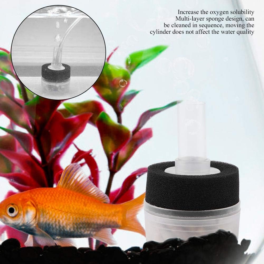 Biological Sponge Filter for Aquarium Fish Tank, Air Driven Corner Filter with Sponge Media - Image 5