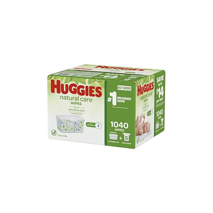 huggies natural wipes refill