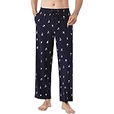 WiWi Viscose from Bamboo Mens Pajama Pants Soft Lounge Bottoms Sweatpants Sleep Pant Drawstring with Pockets S-XXL