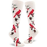 ModSocks Women's Knee High Christmas Socks